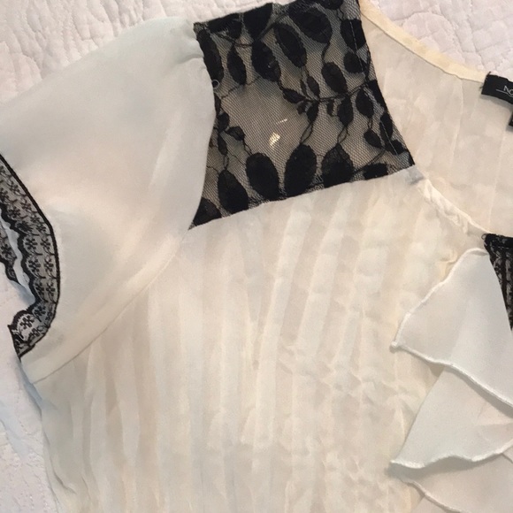 Notations Sheer Blouse - Picture 7 of 7